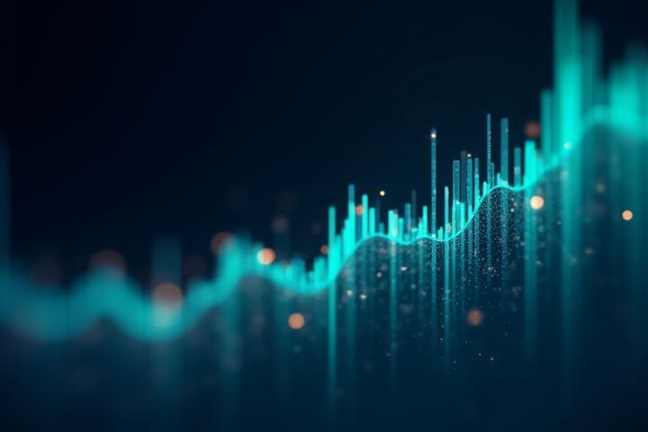 Representación gráfica de pronósticos financieros y modelos predictivos