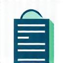 Icono de archivo de datos y flecha ascendente, representando exportación