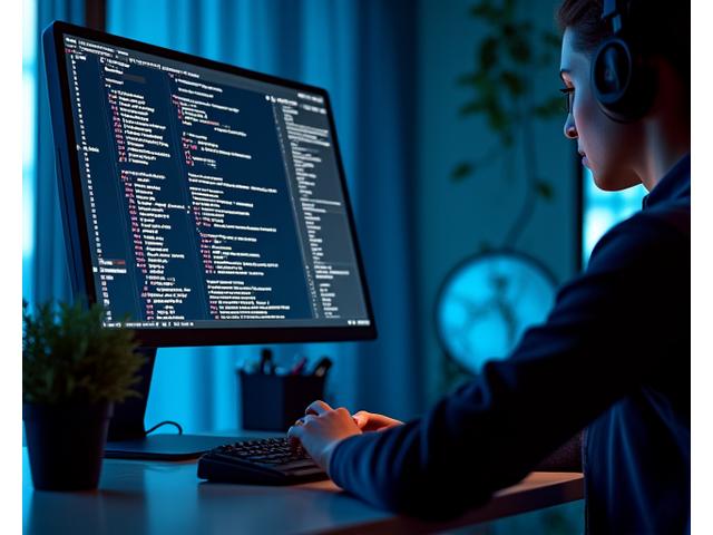 Pantalla de computadora mostrando código limpio con documentación en una terminal, en un entorno de desarrollo.